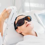 láser de diodo en la cara