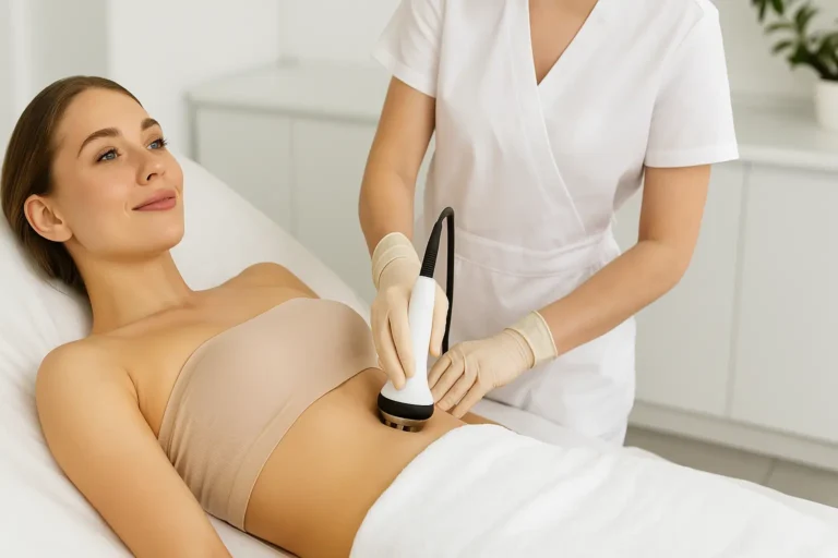 antes y después de cavitación